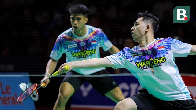 Foto: Aksi Sabar/Reza dan Leo/Bagas pada Babak 32 Besar Indonesia Masters 2026