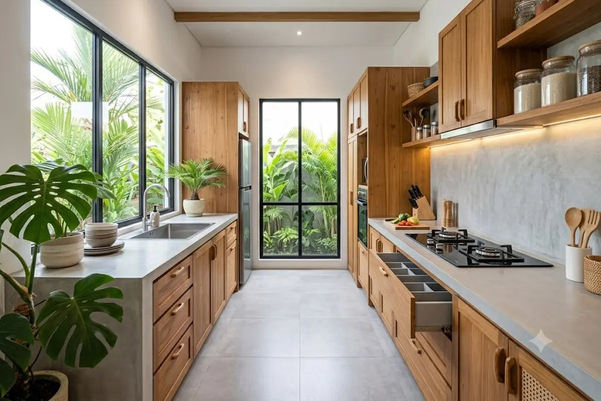 cara membuat area memasak lebih ergonomis