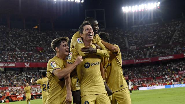 Robert Lewandowski Cetak Gol Lagi, Barcelona Permalukan Tuan Rumah Sevilla