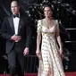 Kate Middleton dan Pangeran William menghadiri acara BAFTA 2020. (dok. JEFF GILBERT/POOL/AFP)