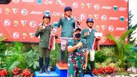 Andalan ZZ Stable: Steven Menayang juara 1 dan Jamal Mewengkang juara 3 kelas Eventing Aragon Kavaleri Cup 2022. (Istimewa)