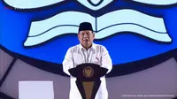 Presiden RI Prabowo Subianto menghadiri peringatan Hari Guru Nasional 2024 di Velodrome Rawamangun, Jakarta Timur. (Foto: Youtube Sekretariat Presiden)