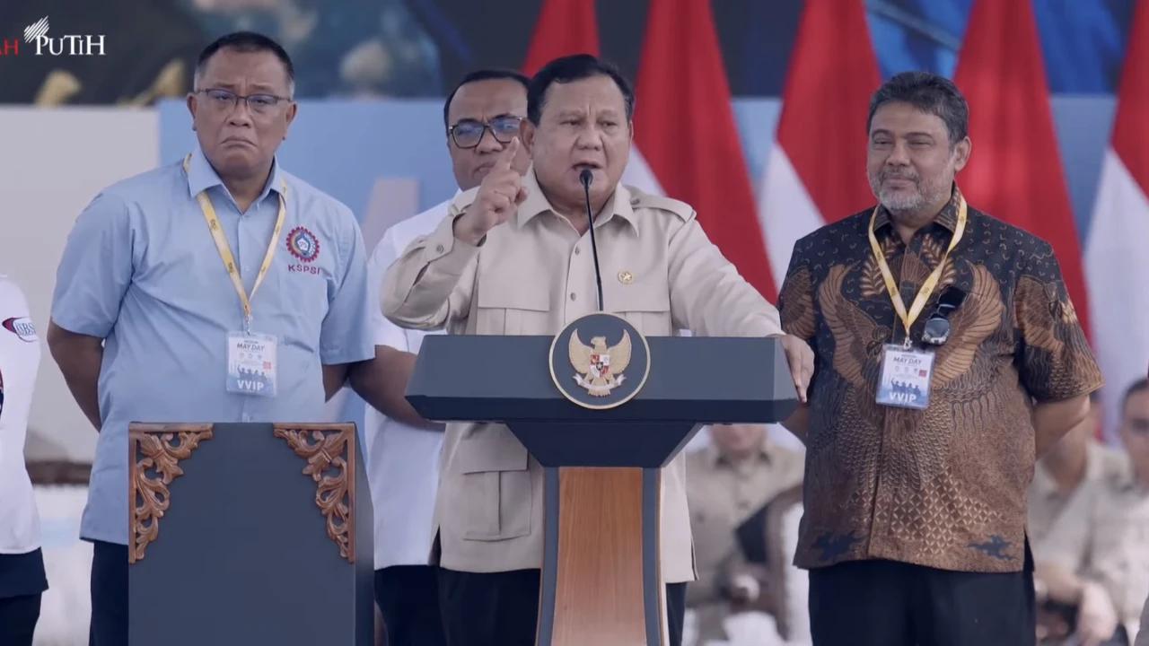 Presiden Prabowo Janji di Depan Buruh Wujudkan Kota Baru Bangun 100.000 Rumah Susun Fasilitas Lengkap