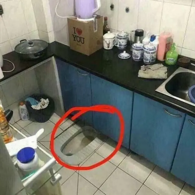 6 Potret Penampakan Dapur Ini Nyeleneh, Bikin Bingung Saat Memasak
