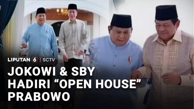 Presiden Prabowo Subianto berlebaran bersama dengan Presiden ke-7, Joko Widodo dan juga Presiden ke-6 Susilo Bambang Yudhoyono di Istana Kepresidenan.