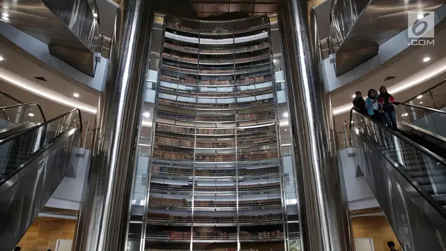 Terlihat Megah, Perpustakaan Nasional RI ini Tertinggi di Dunia