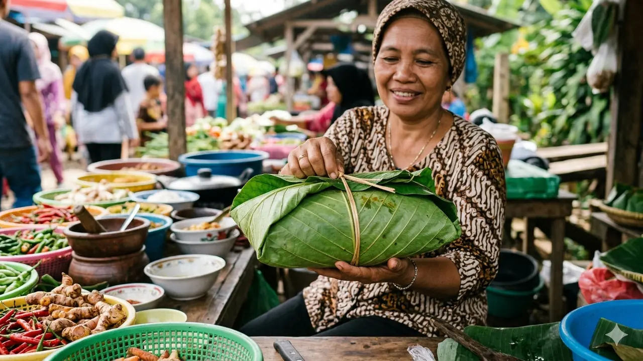 Jenis Daun Pengganti Plastik yang Aman untuk Pembungkus Makanan