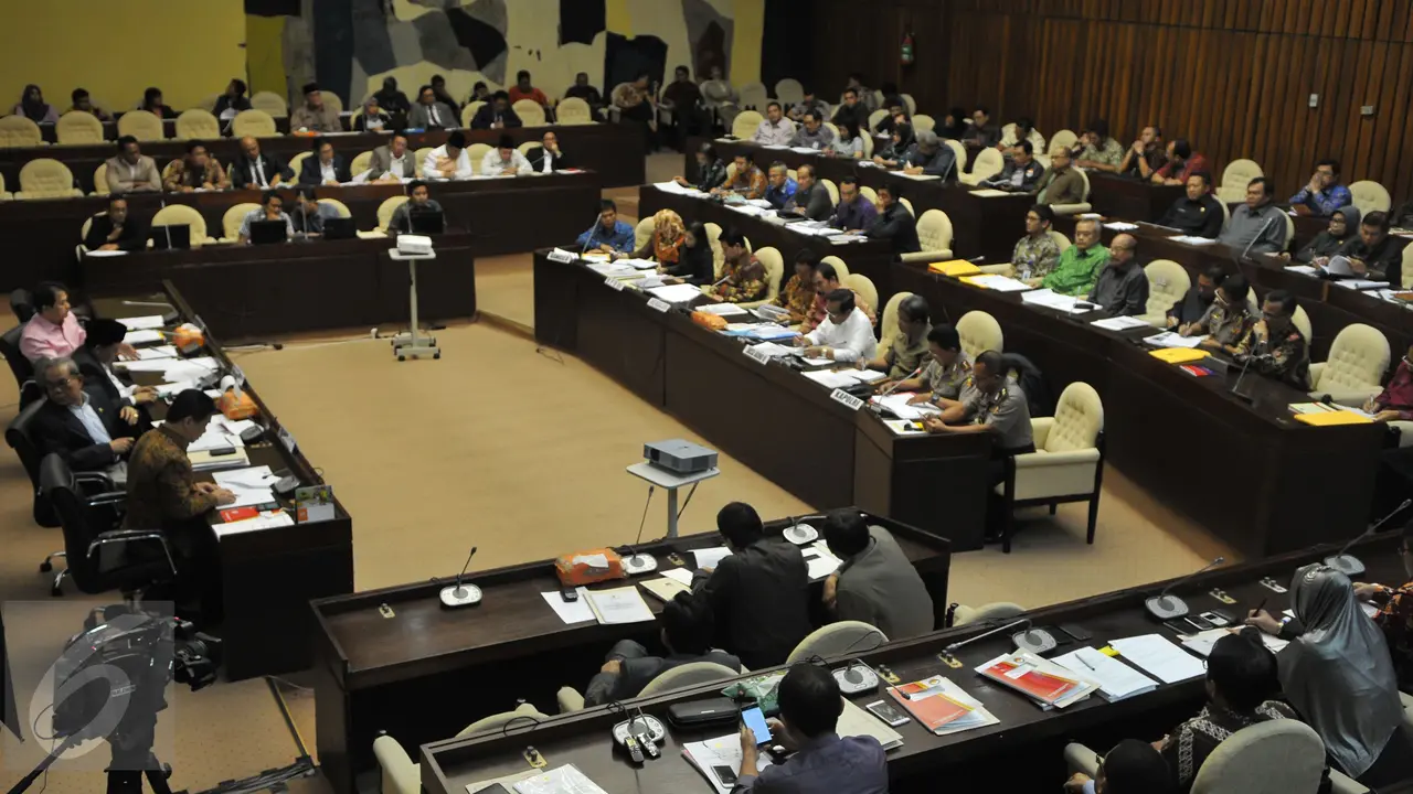 Suasana Rapat Gabungan Pengamanan Pilkada Serentak