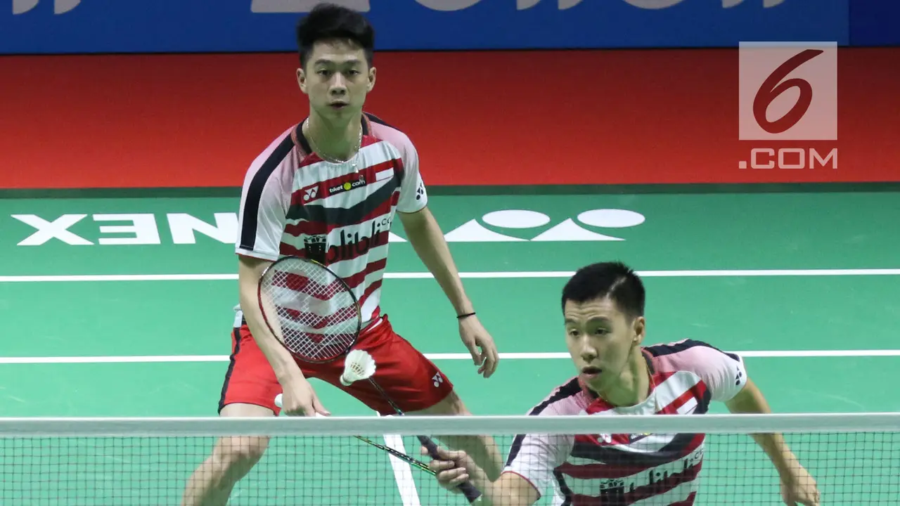 Kevin Marcus Ungguli Duel Ganda Putra Indonesia