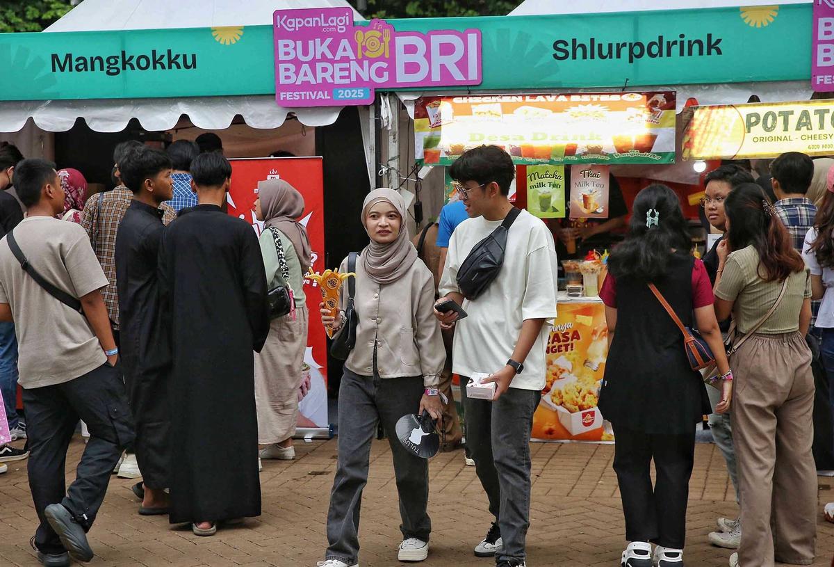 FOTO:  Ribuan Pengunjung Padati Even KapanLagi Buka Bareng BRI Festival 2025