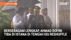 Mantan Wakapolri Komjen (Purn) Ahmad Dofiri tiba di Kompleks Istana Kepresidenan Jakarta, Rabu (17/9/2025), sekitar pukul 12.30 WIB.