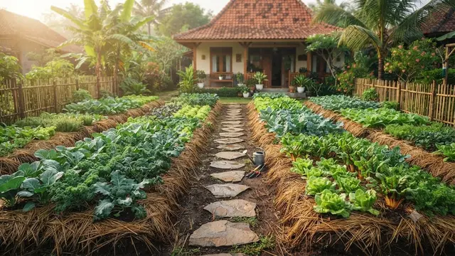 Ide Kebun Sayur Tanpa Pot di Halaman Rumah