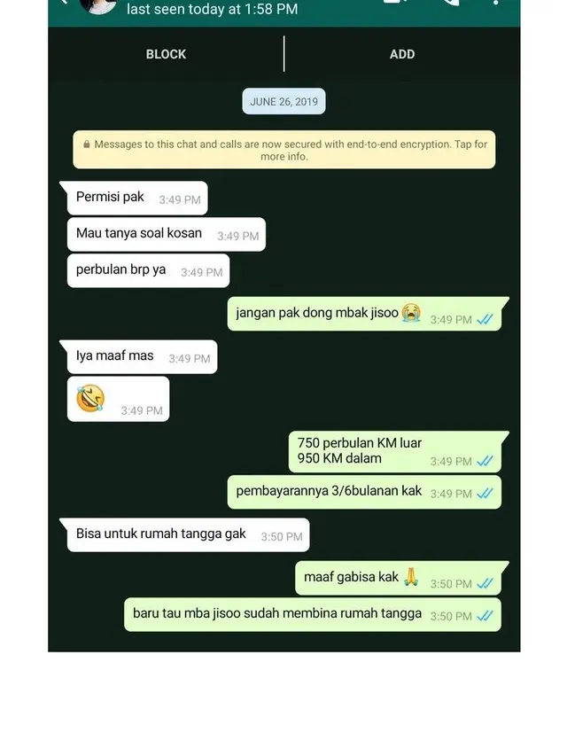 6 Chat Cari Kos Putri Ini Penuh Drama, Bikin Elus Dada (