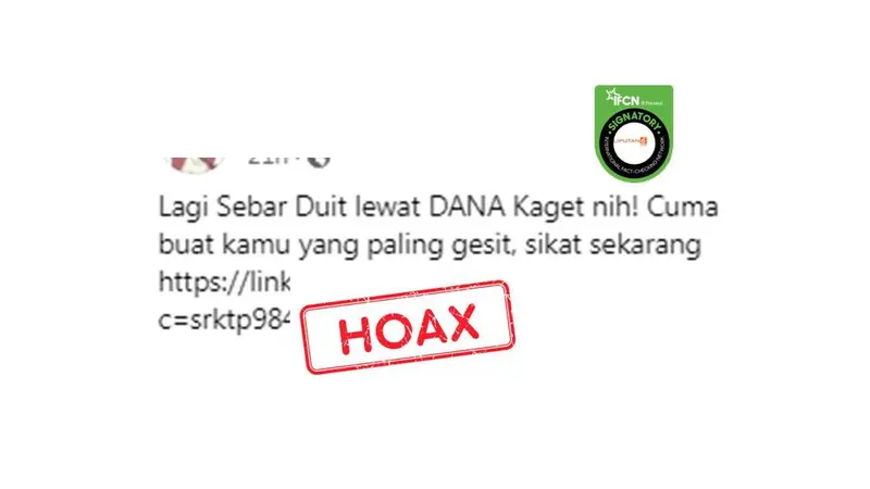 Cek Fakta Dana Kaget