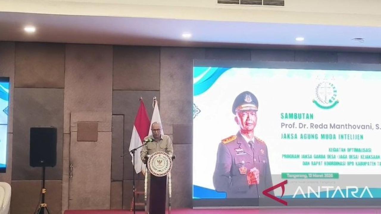 Kejagung Awasi 1.238 Desa di Banten dengan Program Jaksa Garda Desa