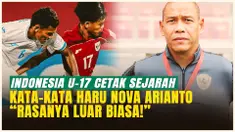 Timnas Indonesia U-17 Kalahkan Honduras di Piala Dunia U-17 2025, Nova Arianto Tak Kuasa Tahan Haru