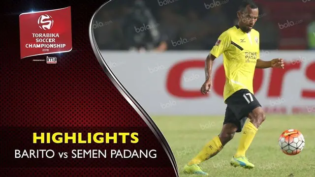 Video highlights TSC 2016 antara Barito Putera Vs Semen Padang yang berakhir dengan skor 1-1 di Stadion 17 Mei, Banjarmasin.