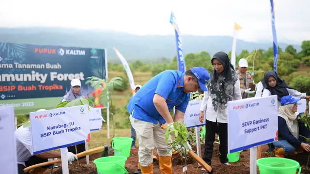 PT Pupuk Kalimantan Timur (Pupuk Kaltim) jalin kerjasama program Community Forest bersama Badan Standarisasi Instrumen Pertanian (BSIP) Kementerian Pertanian