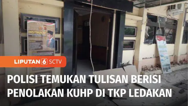 Ledakan bom bunuh diri terjadi di Polsek Astana Anyar, Bandung, Jawa Barat, Rabu (07/12) pagi. Di lokasi kejadian polisi menemukan kertas dengan tulisan penolakan terhadap Kitab Undang-undang Hukum Pidana atau KUHP.