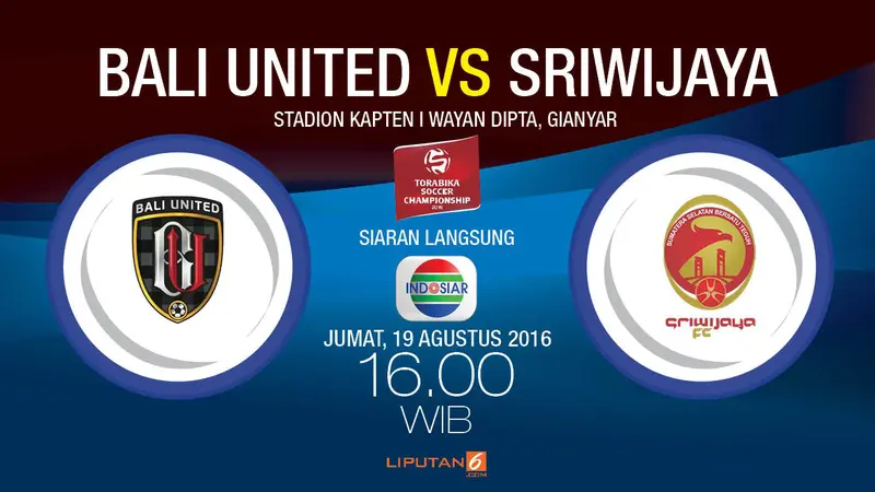 Prediksi Bali United VS Sriwijaya