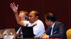 Kepala BNPT, Komjen Pol Saud Usman Nasution memberikan pernyataan saat diskusi FPCI Public Forum di Hotel Borobudur Jakarta, Selasa (8/12/2015). Diskusi membahas Pergeseran Koalisi Internasional Melawan ISIS. (Liputan6.com/Helmi Fithriansyah)
