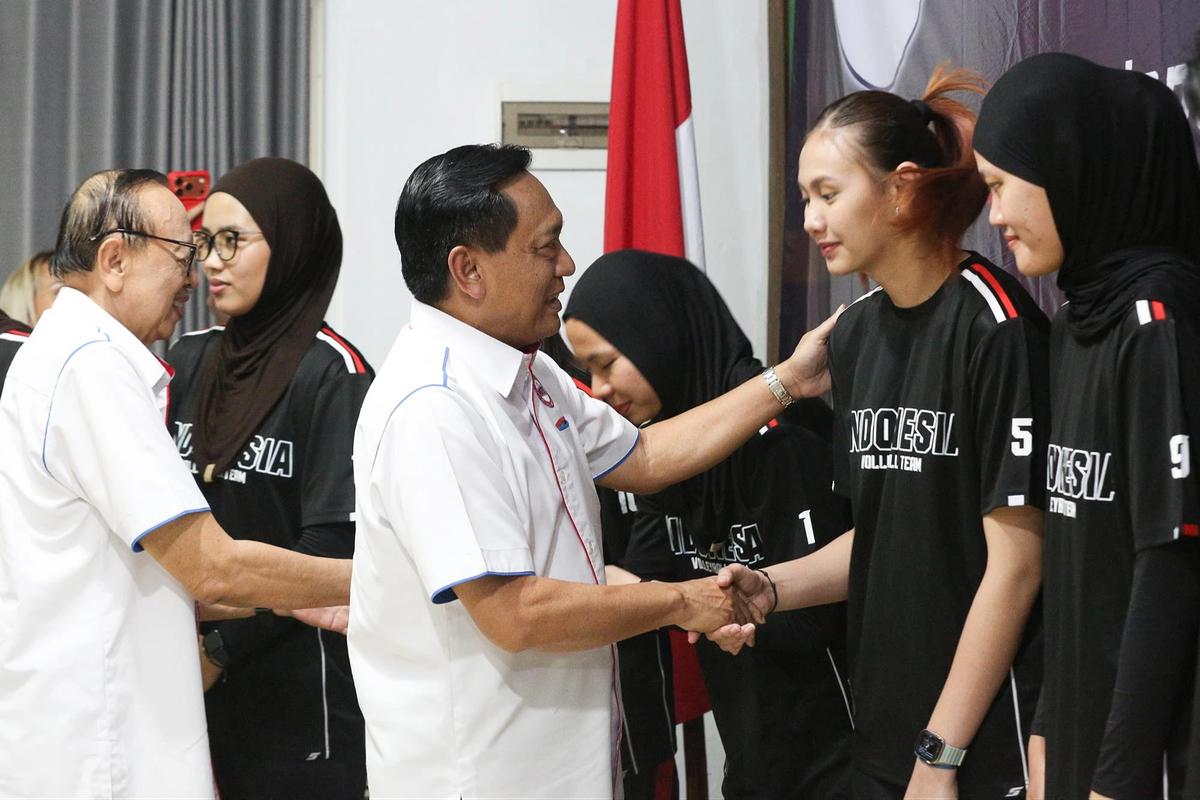 FOTO: Target Lima Besar Diusung Timnas Voli Putri Indonesia ke AVC Women's Volleyball Cup 2026