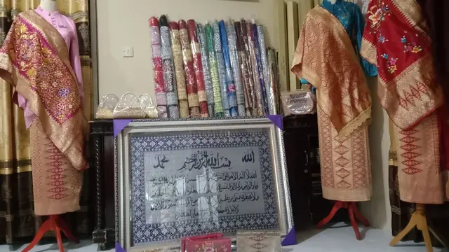Kain songket Bubu Songket. Foto: Dok Pribadi