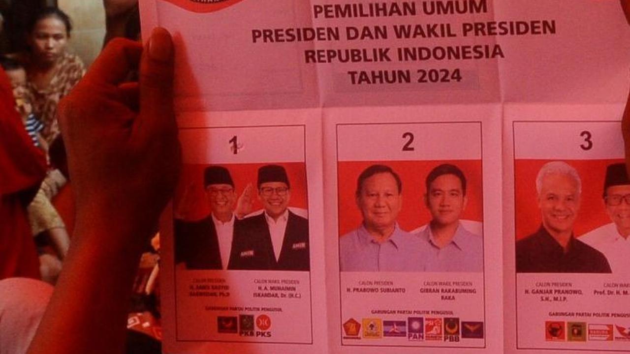 Real Count KPU Suara Masuk 78,13%: Anies 24,49%, Prabowo 58,83% dan Ganjar 16,68%