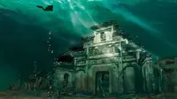 Atlantis dari timur, kota bawah laut yang menakjubkan (Foto: http://www.bbc.com/)