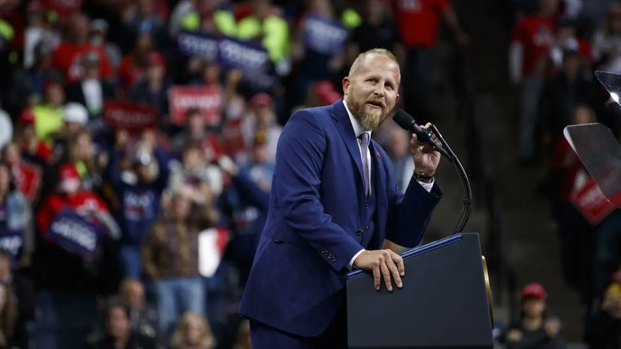 Mantan manajer kampanye Donald Trump, Brad Parscale. (Photo credit: AP Photo/Evan Vucci, File)