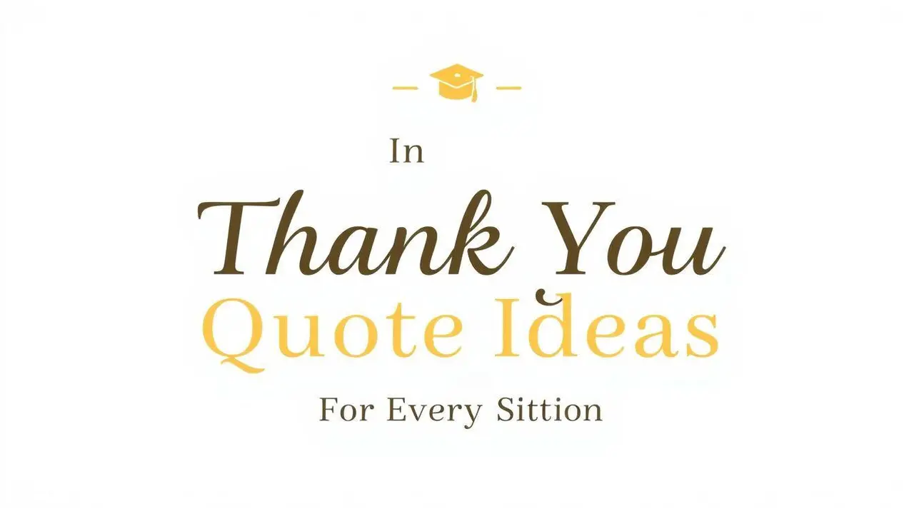 Best Thank You Quote Ideas for Every Situation