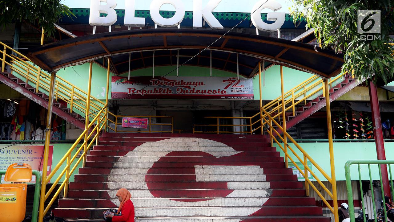 Blok G Tanah Abang Bakal Dirobohkan