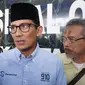 Cawapres Sandiaga Uno melakukan kunjungan ke Kantor Pimpinan Pusat MTA untuk silaturahmi dan minta doa restu,Sabtu (22/9).(Liputan6.com/Fajar Abrori)