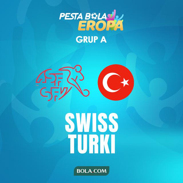 Piala Eropa - Euro 2020 Swiss Vs Turki