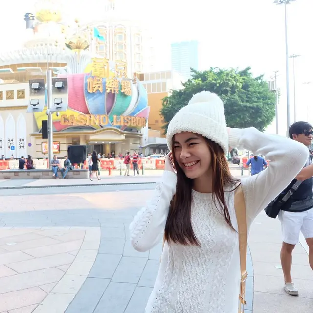 Jennifer Eve saat di Macau (Foto: Instagram/@jennifereve99)