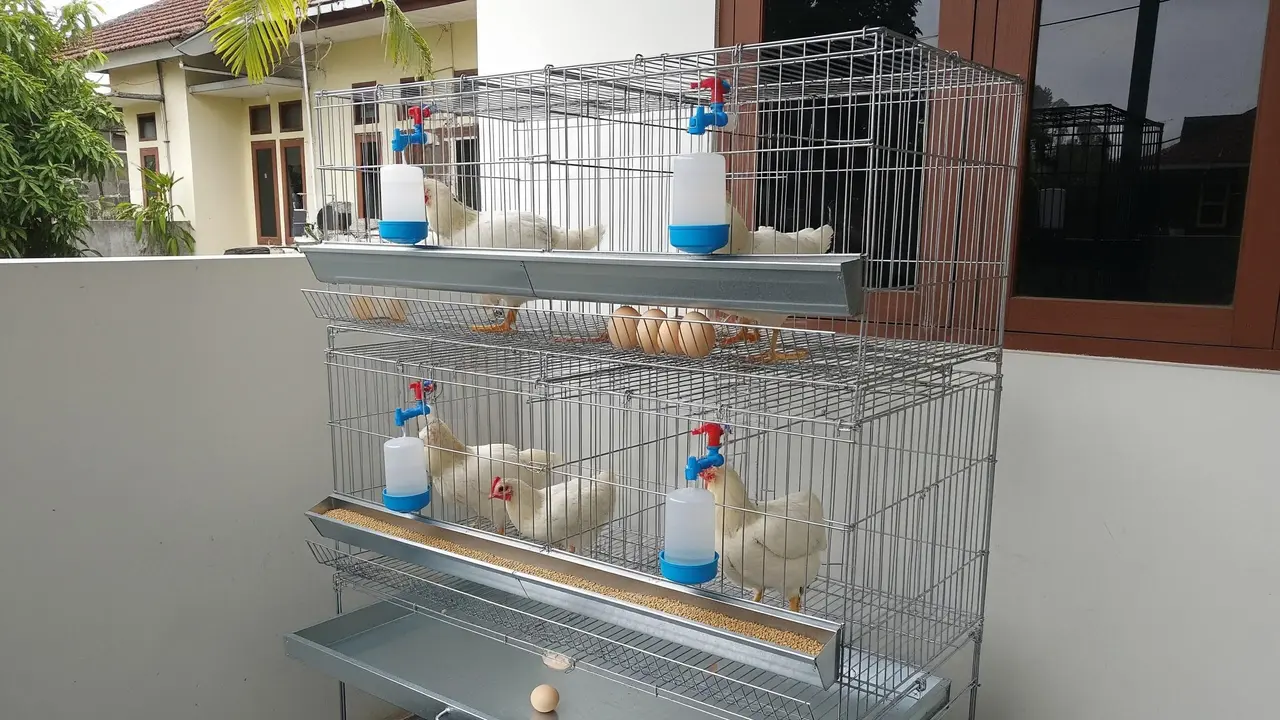 desain kandang ayam yang bikin ayam cepat bertelur