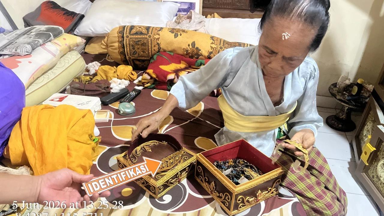 3 Rumah Pendeta Hindu di Karangasem Dibobol, Mahkota dan Emas Senilai Rp500 Juta Hilang