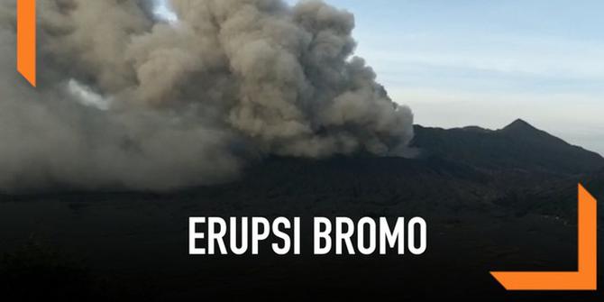 VIDEO: Erupsi Gunung Bromo Mengundang Wisatawan Berswafoto