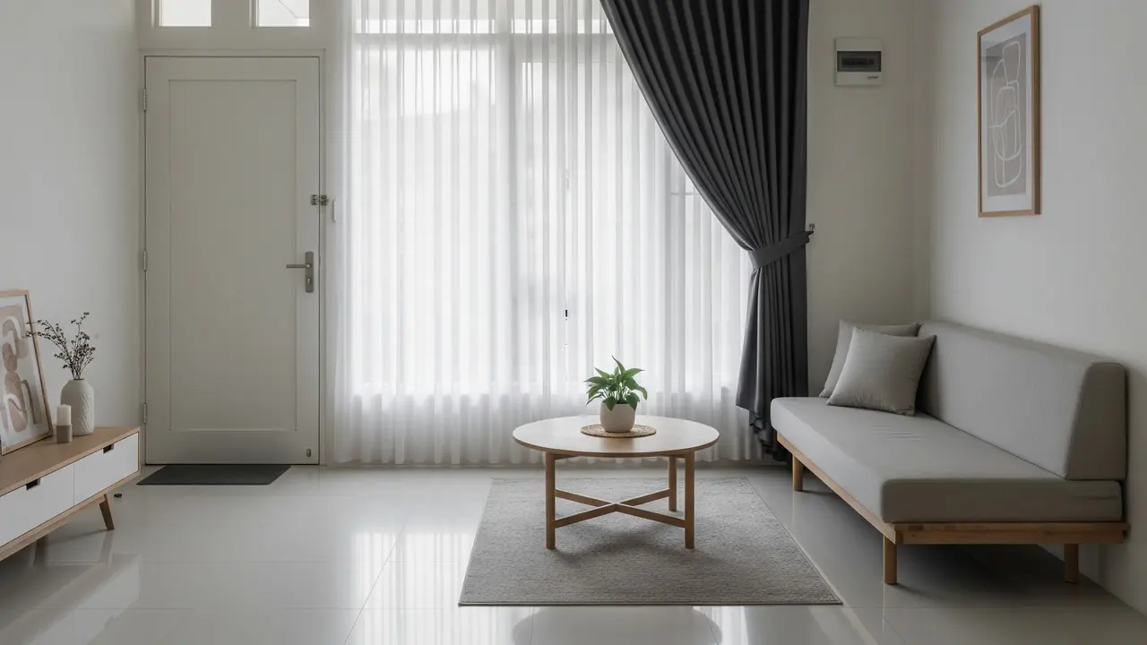 9 Model Gorden untuk Ruang Tamu Minimalis, Ciptakan Kesan Lapang dan Elegan