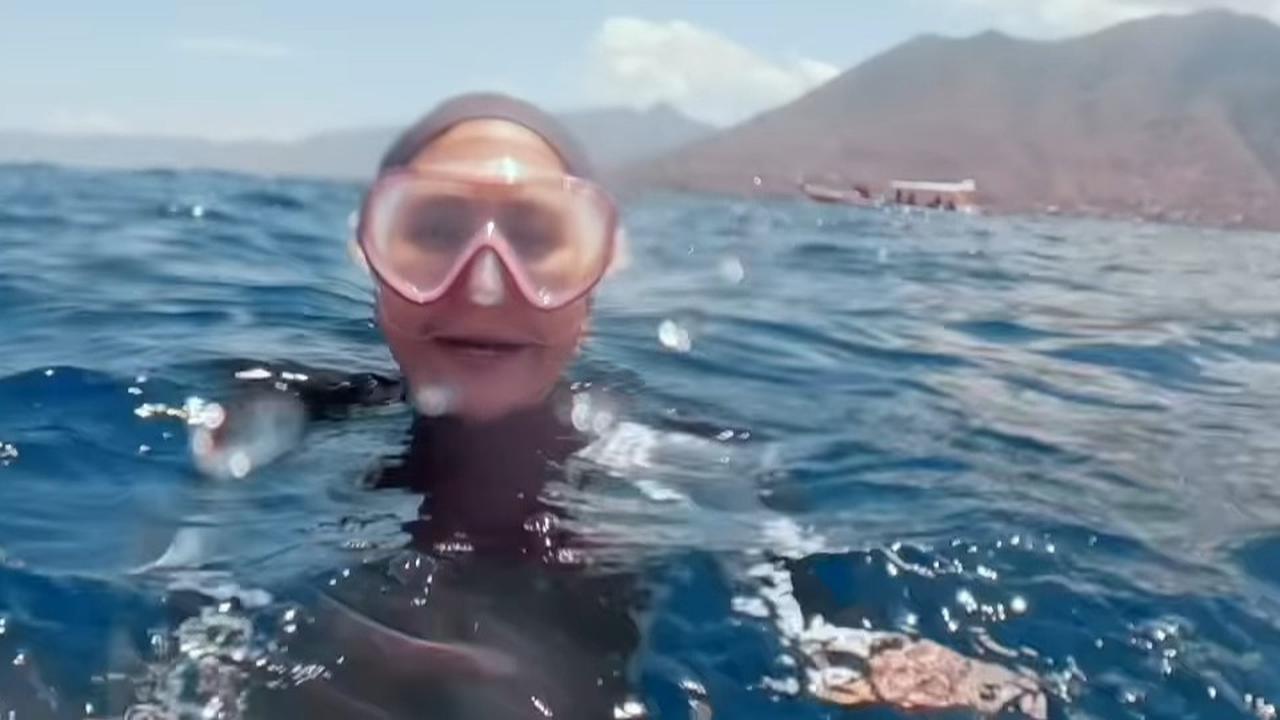 7 Momen Menegangkan Prilly Latuconsina saat Bertemu Rombongan Paus Pilot di Alor, Langsung Lompat dari Kapal