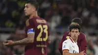 Joao Felix mencetak gol di laga AS Roma vs AC Milan di Olimpico, Senin (19/05/2025) dini hari WIB. Alfredo Falcone/LaPresse via AP Photo.