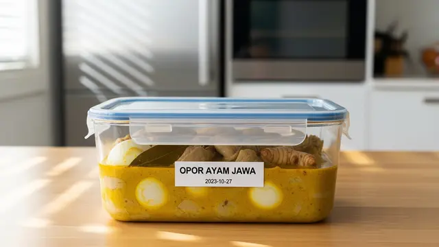 Cara Menyimpan Opor Ayam Jawa