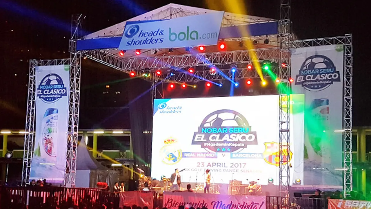 Tensi El Clasico Tinggi Tapi Kepala Tetap Adem di Nobar Terheboh 