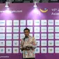 Menpora, Imam Nahrawi memberi sambutan pembuka Kejuaraan Junior Senam Artistik Asia ke-15 di Istora Senayan, Jakarta, Rabu (25/4). 20 negera ambil bagian pada ajang ini dengan total kontingen 286 orang. (Liputan6.com/Helmi Fithriansyah)