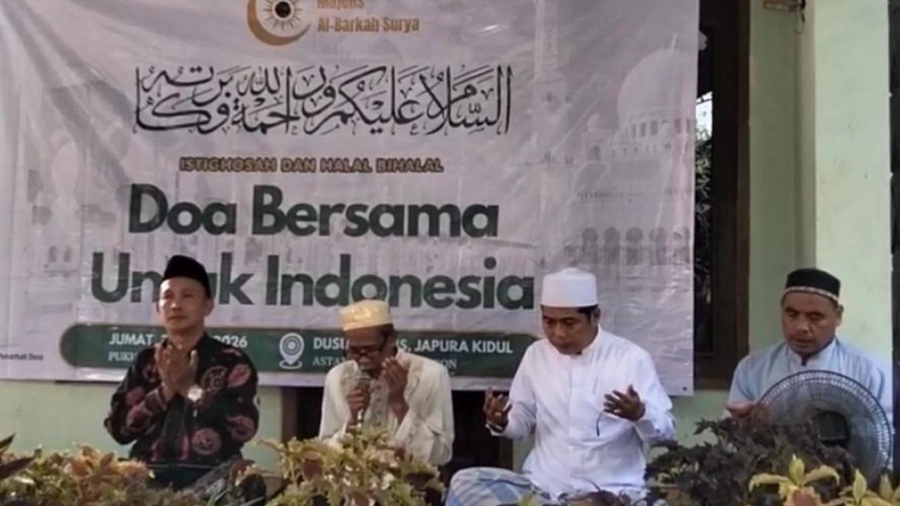 Ratusan Jemaah Hadiri Istighotsah Kubro dan Halal Bihalal, Doakan Indonesia Lebih Baik