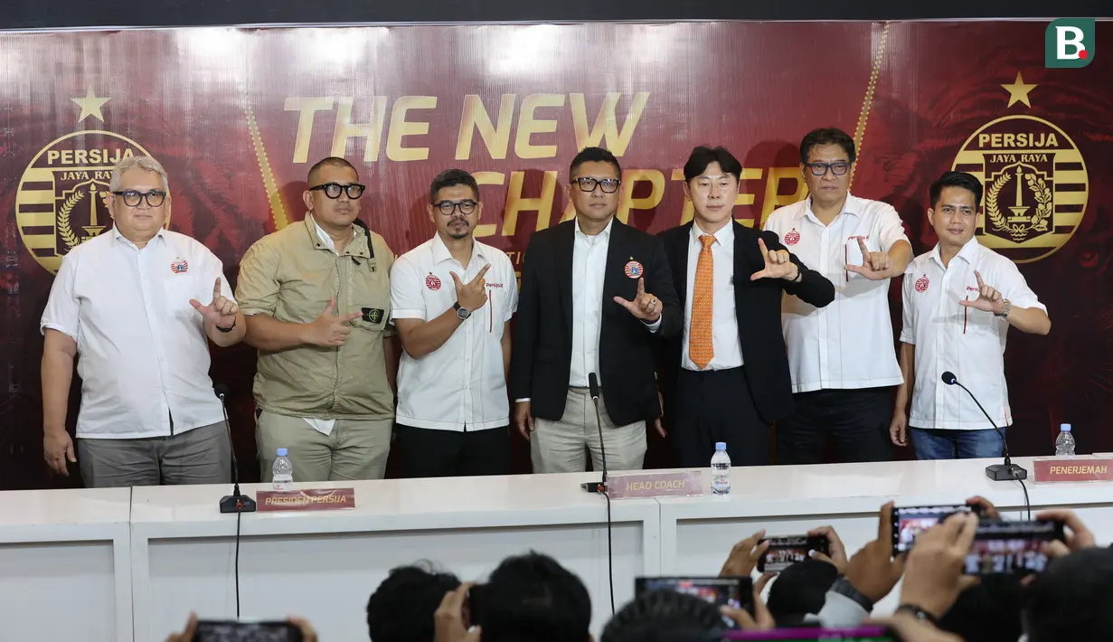 Bergabungnya eks pelatih Timnas Indonesia, Shin Tae-yong, menuju Persija Jakarta bakal menjadi momen yang spesial bagi sejumlah pemain Macan Kemayoran yang pernah diasuh oleh juru taktik asal Korea Selatan itu. (Bola.com/M Iqbal Ichsan)