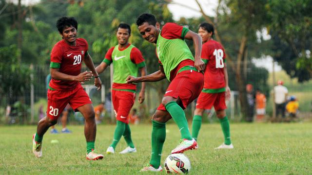 Latihan Timnas Indonesia U-23