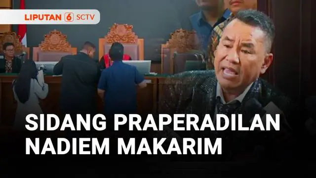 Sidang praperadilan yang diajukan mantan Mendikbudristek Nadiem Makarim digelar perdana di Pengadilan Negeri, Jakarta Selatan, Jumat sore. Kuasa Hukum Nadiem Makarim meminta kliennya dibebaskan, lantaran penetapan Nadiem sebagai tersangka tidak sah s...