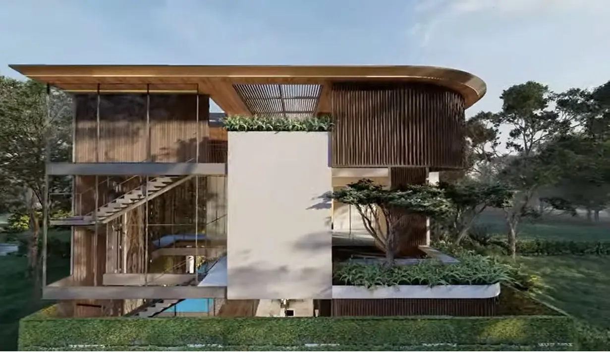 <p>Rumah Ayu Ting Ting (Youtube/Angkasa Architects)</p>