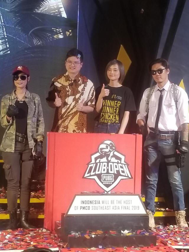 Launching logo Club Open PUBG Mobile yang digelar di Jakarta